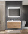 Тумба с раковиной подвесная BelBagno MARINO 100 Rovere Bianco, раковина белая BB1000/450-LV-MR-FT 202763