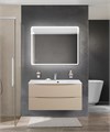 Тумба с раковиной подвесная BelBagno MARINO 100 Crema Opaco, раковина белая BB1000/450-LV-MR-FT 202758