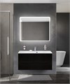 Тумба с раковиной подвесная BelBagno MARINO 100 Nero Lucido, раковина белая BB1000/450-LV-MR-FT 202756