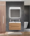 Тумба с раковиной подвесная BelBagno MARINO 80 Rovere Bianco, раковина белая BB800/450-LV-MR-FT 202752