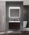 Тумба с раковиной подвесная BelBagno MARINO 80 Rovere Cioccolato Amaro, раковина белая BB800/450-LV-MR-FT 202748