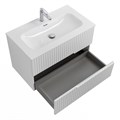 Тумба с раковиной подвесная CEZARES DUET-N 80 Bianco Opaco, раковина белая CZR-8073-80 190828