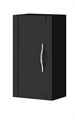 Шкафчик подвесной с одной распашной дверцей, реверсивный CEZARES TIFFANY 54958 Nero grafite 190388