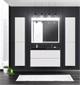 Шкаф подвесной BelBagno AURORA-1600-2A-SC-BL-P-L Bianco Lucido, левосторонний 632925335
