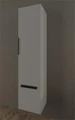 URBAN Колонна подвесная с распашной дверцей и выдвижным ящиком, зеркалом 55184 Grigio opaco, 32x35x150 55184