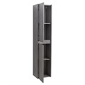 Шкаф подвесной BelBagno KRAFT-1600-2A-SC-CG-L Cemento Grigio, левый KRAFT-1600-2A-SC-CG-L