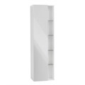 Колонна подвесная с открытыми полками и одной распашной дверцей, реверсная CEZARES 53171 Bianco Lucido 53171