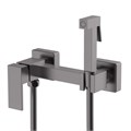 Смеситель Splenka с гигиеническим душем настенный серый (S98.51.07) S98.51.07