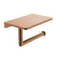 Держатель для туалетной бумаги Raglo с полкой, матовая медь (R320.03.33) R320.03.33