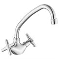 Смеситель Splenka для кухни вентильный С-образный поворотный излив, хром (S80.41) S80.41