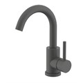 Смеситель Splenka для кухни С-образный поворотный излив, серый (S201.13.07) S201.13.07