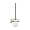 Ёршик для унитаза Raglo с держателем, сатин золотой (R300.10.03) R300.10.03