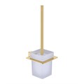 Ёршик для унитаза Raglo с держателем, сатин золотой (R301.10.03) R301.10.03