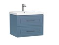 Тумба под раковину подвесная Cersanit CLASSIC 60 для COMO 60 голубой матовый (69088) 69088