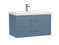 Тумба под раковину подвесная Cersanit CLASSIC 80 для COMO 80 голубой матовый (69091) 69091