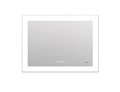 Зеркало Cersanit  LED 060 design pro 80x60 с подсветкой часы с антизапотеванием прямоугольное (KN-LU KN-LU-LED060*80-p-Os