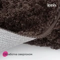 Коврик для ванной комнаты, 50x80, микрофибра, темно-коричневый, IDDIS, BSQS08Mi12 BSQS08Mi12
