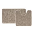 Набор ковриков для ванной комнаты, 50х80 + 50х50, микрофибра, светло-коричневый, IDDIS, BSET07Mi13 BSET07Mi13