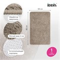 Коврик для ванной комнаты, 50x80, микрофибра, светло-коричневый, IDDIS, BSQS07Mi12 BSQS07Mi12