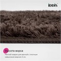Коврик для ванной комнаты, 70x120, микрофибра, темно-коричневый, IDDIS, BSQL08Mi12IT BSQL08Mi12IT
