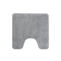 Коврик для ванной комнаты с вырезом, 50х50, микрофибра, серый, IDDIS, BTLT02Mi12 BTLT02Mi12