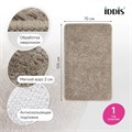 Коврик для ванной комнаты, 70x120, микрофибра, светло-коричневый, IDDIS, BSQL07Mi12IT BSQL07Mi12IT