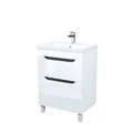 Тумба с умывальником, напольная, 60 см, белый, Ray, IDDIS, RAY60WFi95K RAY60WFi95K