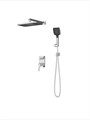 Встраиваемая система с тропическим и ручным душем, глянцевый хром, Parker, IDDIS, PARSB02i67 PARSB02i67