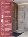Душевой уголок CEZARES LUX-AH-FS-11-100/90-C-CR LUX-AH-FS-11-100/90-C-CR