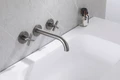 Смеситель ABBER Wasser Kreis AF81121NG для раковины скрытого монтажа, оружейная сталь AF81121NG