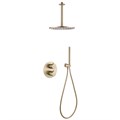 Душевая система ABBER Wasser Kreis AF8121G скрытого монтажа без излива, золото матовое AF8121G