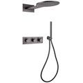 Душевая система ABBER Wasser Kreis AF8151NG скрытого монтажа без излива, термостат, никель AF8151NG