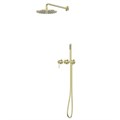 Душевая система ABBER Wasser Kreis 316 AF8118BG скрытого монтажа без излива, золото брашированное AF8118BG
