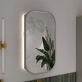 Шкаф зеркальный с подсветкой EQUIL Desert 45 универсальный, амарок  (szDSRT.LED45.R/L-25) szDSRT.LED45.R/L-25