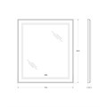 Зеркало BelBagno SPC-KRAFT-700-800-LED-TCH-WARM SPC-KRAFT-700-800-LED-TCH-WARM