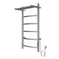 Полотенцесушитель электрический AZARIO VERONA 400/800 5 секций, с полкой, диммер справа, хром (AZ04848P) AZ04848P