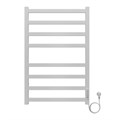 Полотенцесушитель электрический AZARIO PALERMO 500/800 квадрат, 8 секций, диммер справа, белый (AZ83858W) AZ83858W