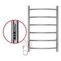Полотенцесушитель электрический AZARIO VERONA 500/800 6 секций, диммер слева, хром (AZ04758) AZ04758