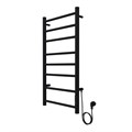 Полотенцесушитель электрический AZARIO PARMA 400/800 8 секций, диммер справа, черный (AZ10848B) AZ10848B