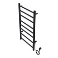 Полотенцесушитель электрический AZARIO PARMA 400/800 8 секций, диммер справа, черный (AZ10848B) AZ10848B