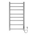 Полотенцесушитель электрический AZARIO PARMA 400/800 8 секций, диммер справа, хром (AZ10848) AZ10848