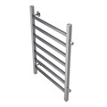 Полотенцесушитель водяной AZARIO ANCONA 500/800 квадрат, 7 секций, боковое подключение, 3/4", хром (AZ71558) AZ71558