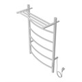 Полотенцесушитель электрический AZARIO VERONA 500/800 5 секций, с полкой, диммер справа, белый (AZ04858PW) AZ04858PW