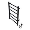Полотенцесушитель электрический AZARIO PARMA 400/600 6 секций, диммер справа, черный (AZ10846B) AZ10846B