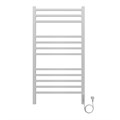Полотенцесушитель электрический AZARIO ANCONA 500/1000 квадрат, 12 секций, диммер справа, белый (AZ71850W) AZ71850W