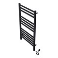 Полотенцесушитель электрический AZARIO ANCONA 500/1000 квадрат, 12 секций, диммер справа, черный (AZ71850B) AZ71850B
