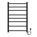Полотенцесушитель электрический AZARIO PARMA 500/800 8 секций, диммер справа, черный (AZ10858B) AZ10858B