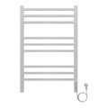 Полотенцесушитель электрический AZARIO ANCONA 500/800 квадрат, 9 секций, диммер справа, белый (AZ71858W) AZ71858W