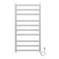 Полотенцесушитель электрический AZARIO PALERMO 500/1000 квадрат, 10 секций, диммер справа, белый (AZ83850W) AZ83850W