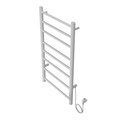 Полотенцесушитель электрический AZARIO PARMA 400/800 8 секций, диммер справа, белый (AZ10848W) AZ10848W
